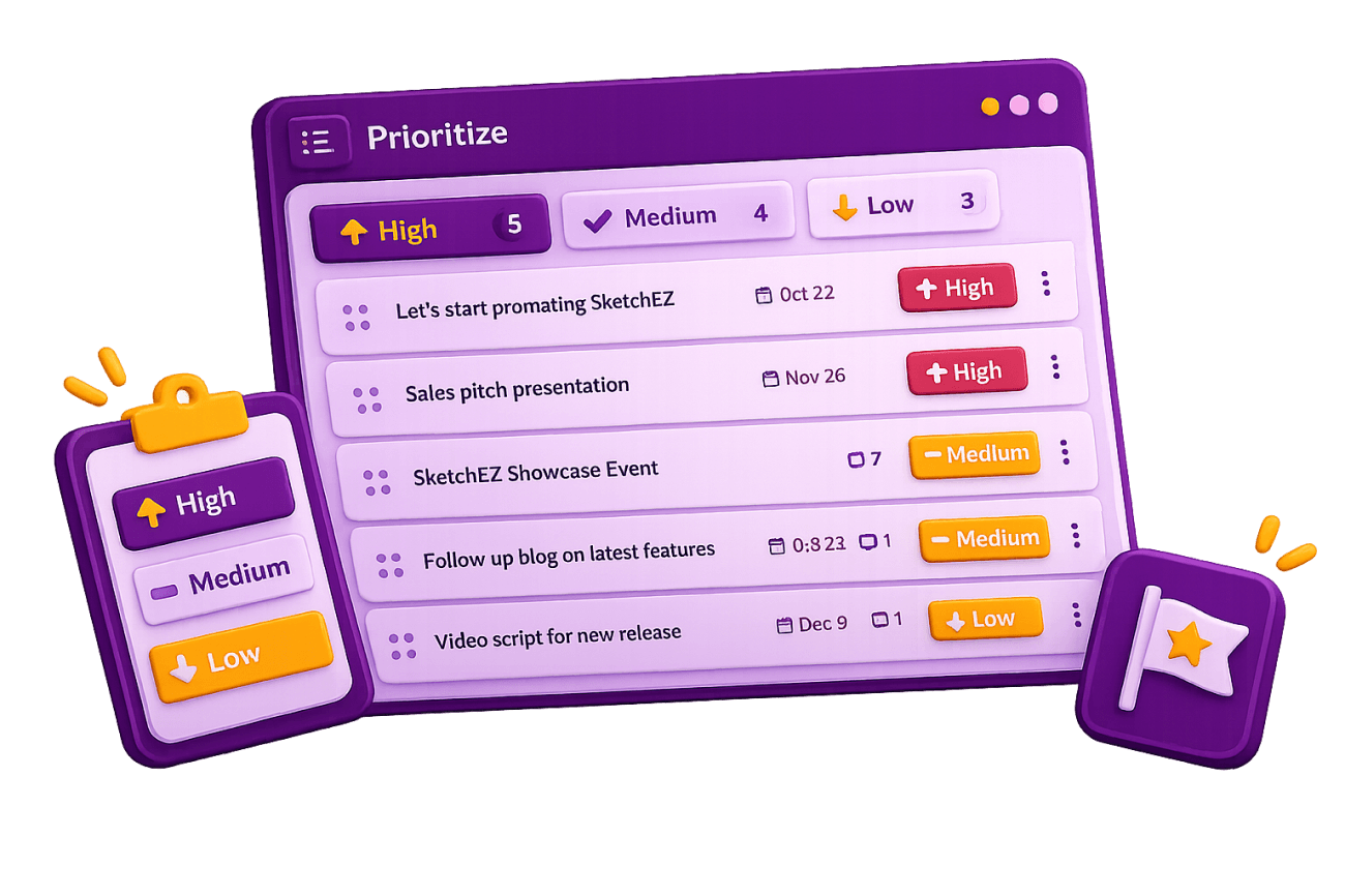 Task priority ranking
